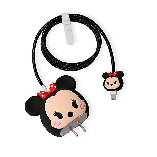 3D Cute Cartoon Series Fast Charger Protector For iPhone 18W 20W iPhone 14 13 12 11 Pro Max Fast Charging Cable charger Head Protective Cover Cable Accessory Data Cable protective Sleeve, No.01(4in1)