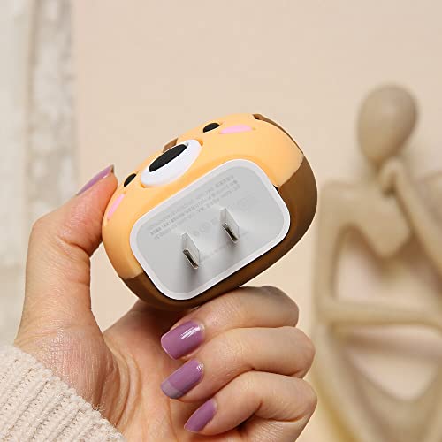 3D Cute Cartoon Series Fast Charger Protector For iPhone 18W 20W iPhone 14 13 12 11 Pro Max Fast Charging Cable charger Head Protective Cover Cable Accessory Data Cable protective Sleeve, No.01(4in1)