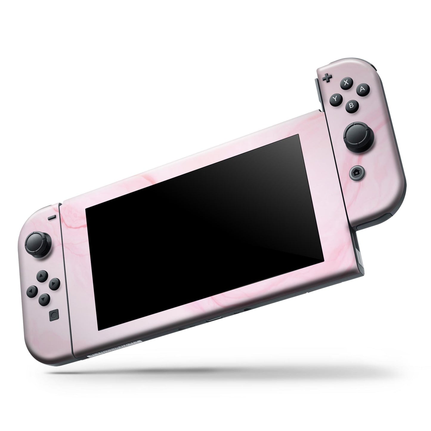 Marble Surface V1 Pink - Full Body Skin Decal Wrap Kit for Nintendo