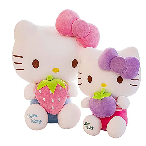 Hello Kitty Plush Toys, Cute Soft Doll Toys, Birthday Gifts for Girls (30CM, Pink A)