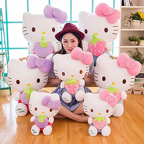 Hello Kitty Plush Toys, Cute Soft Doll Toys, Birthday Gifts for Girls (30CM, Pink A)