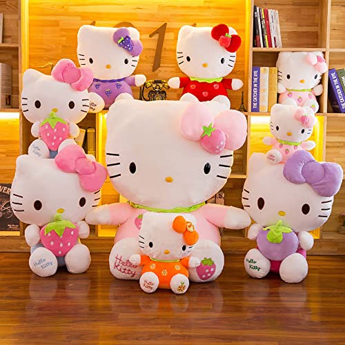 Hello Kitty Plush Toys, Cute Soft Doll Toys, Birthday Gifts for Girls (30CM, Pink A)