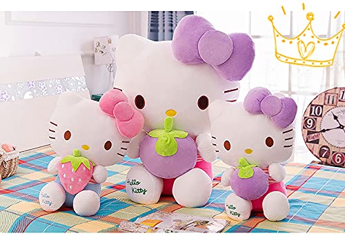 Hello Kitty Plush Toys, Cute Soft Doll Toys, Birthday Gifts for Girls (30CM, Pink A)