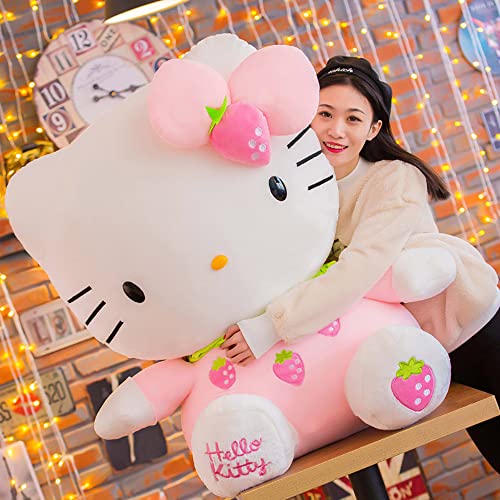 Hello Kitty Plush Toys, Cute Soft Doll Toys, Birthday Gifts for Girls (30CM, Pink A)