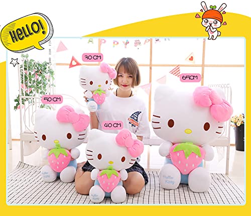 Hello Kitty Plush Toys, Cute Soft Doll Toys, Birthday Gifts for Girls (30CM, Pink A)