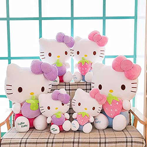 Hello Kitty Plush Toys, Cute Soft Doll Toys, Birthday Gifts for Girls (30CM, Pink A)